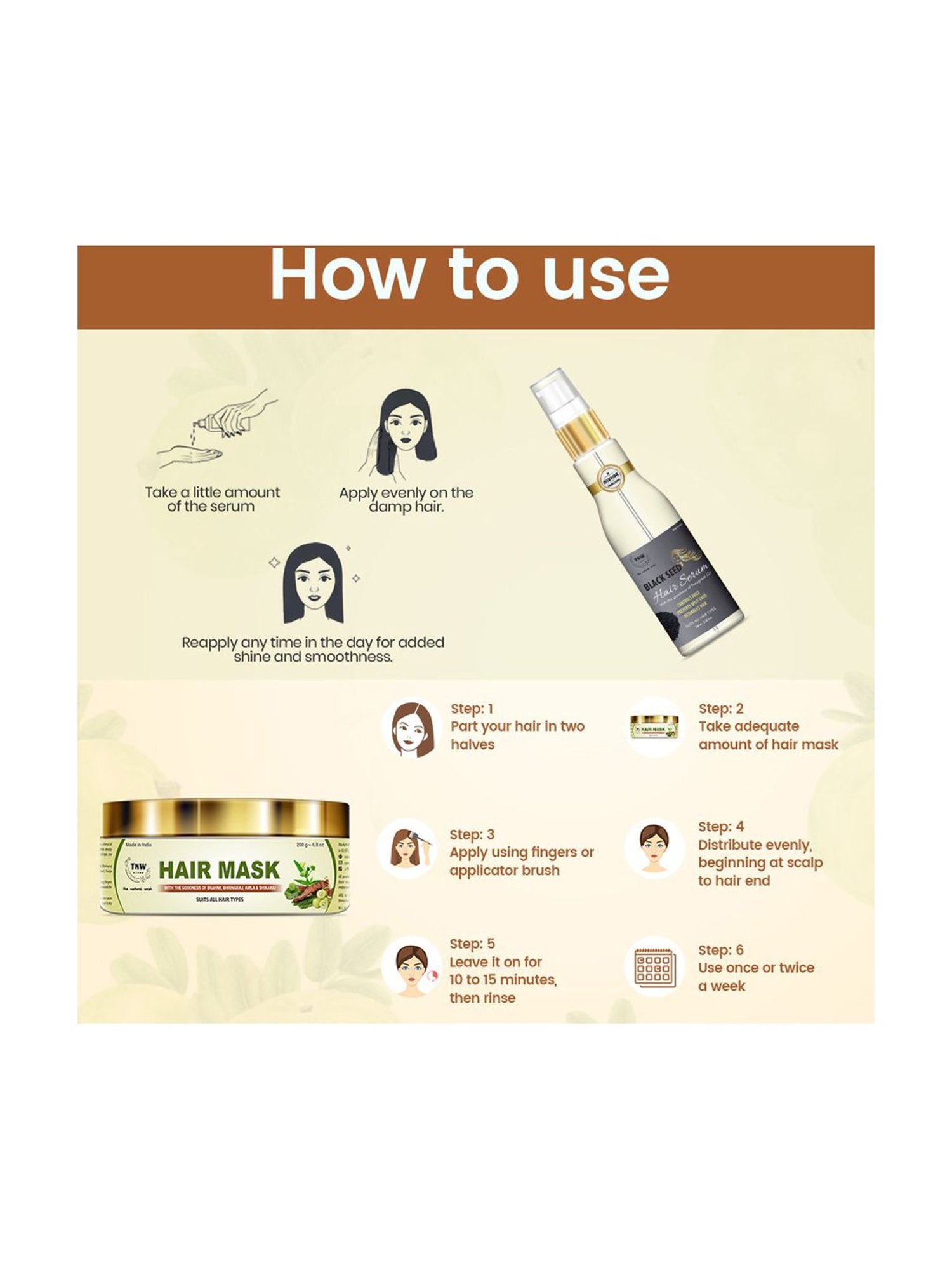 TNW-The Natural Wash Amla Hair Mask & Hair Serum
