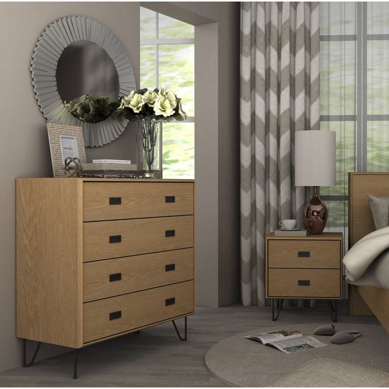 Asela Nightstand - Oak - Buylateral