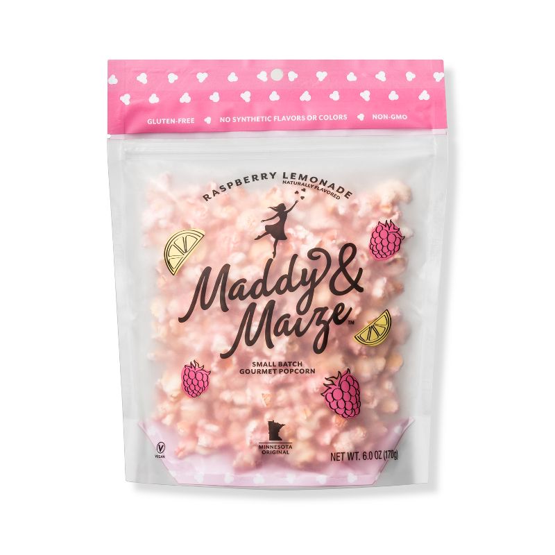 Maddy & Maize Raspberry Lemonade Gourmet Popcorn - 6oz