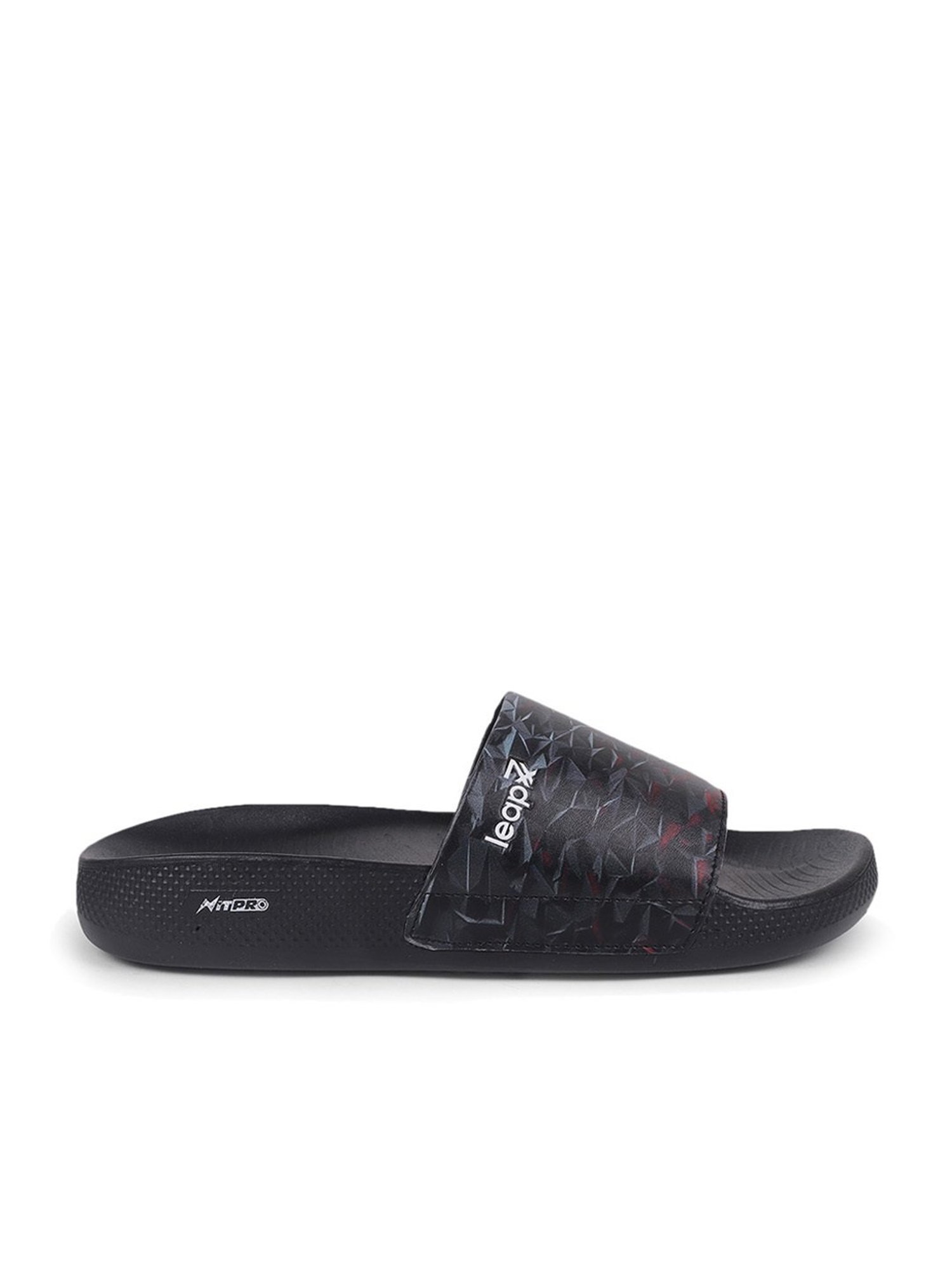Leap7X by Liberty Men's NITWALK-2 Black Slides