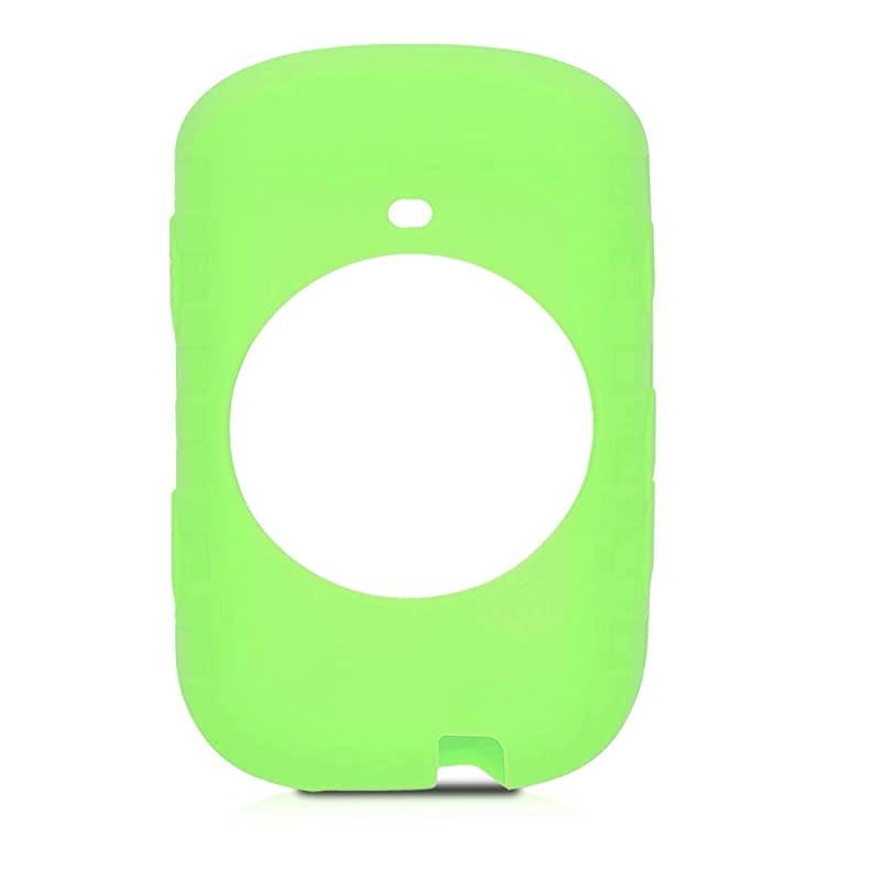Case Compatible with Garmin Edge 530 Soft Silicone Bike GPS Navigation System Protective Cover Green