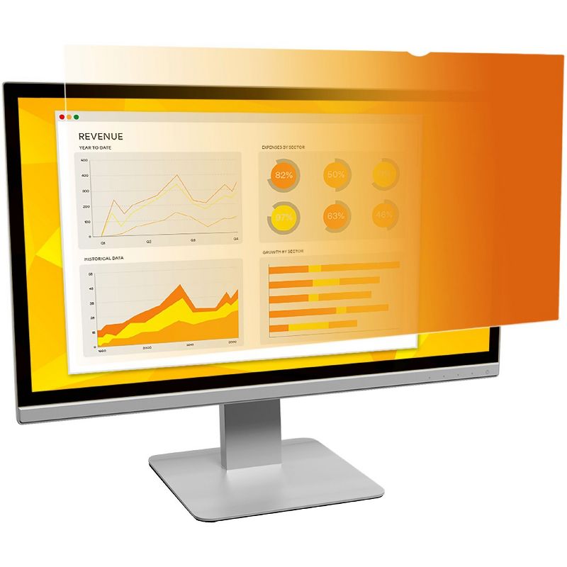 3M Privacy Filter f/23.8" Wide-screen Monitors Gold GF238W9B