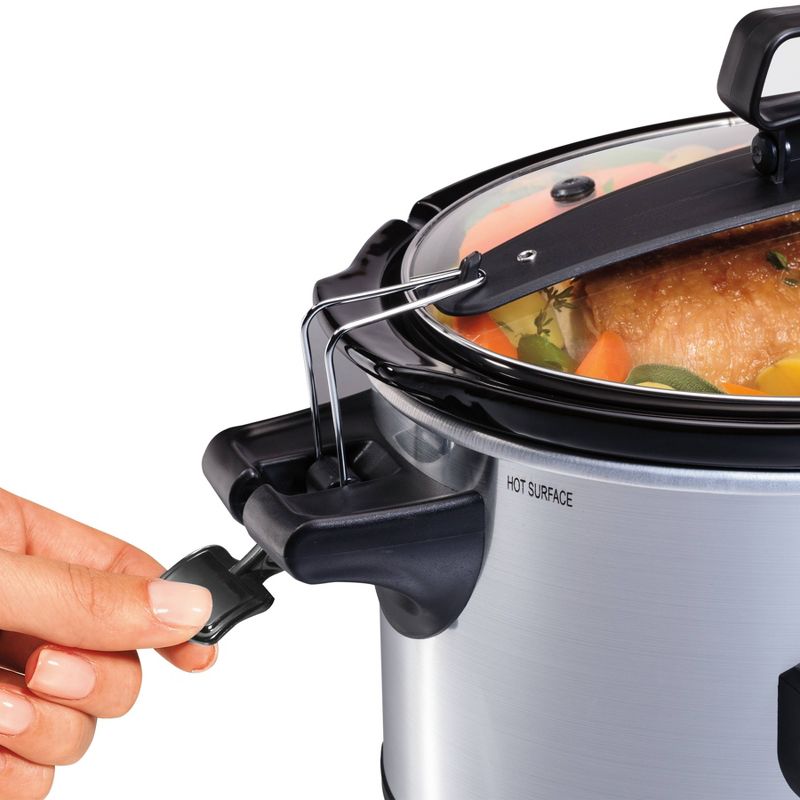 Hamilton Beach 6qt Slow Cooker - Silver