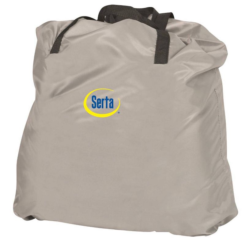 Serta 18" Pillow Top Air Mattress with Neverflat Pump - Queen