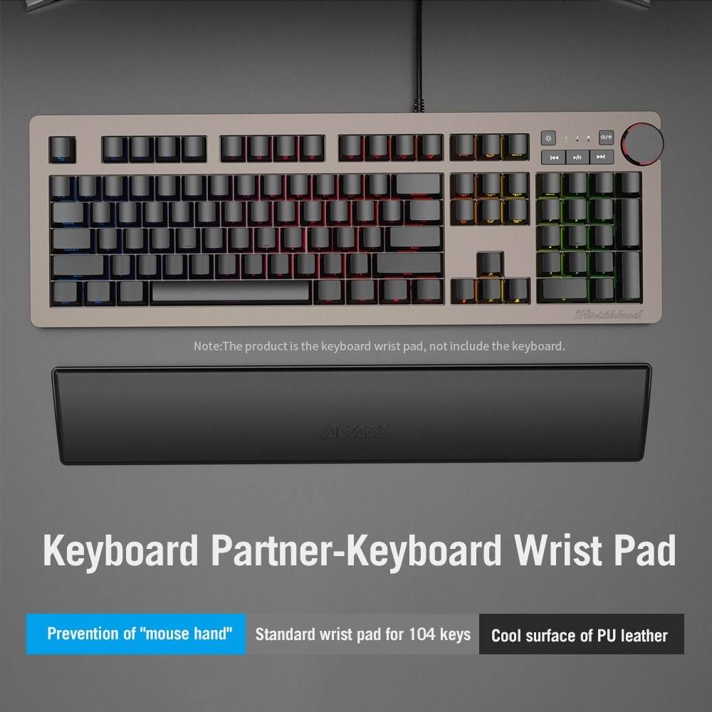 Ajazz Mechanical Keyboard Wrist Pad Ergonomic Comfort Memory Foam Keyboard Wrist Rest Pad For Office Computer