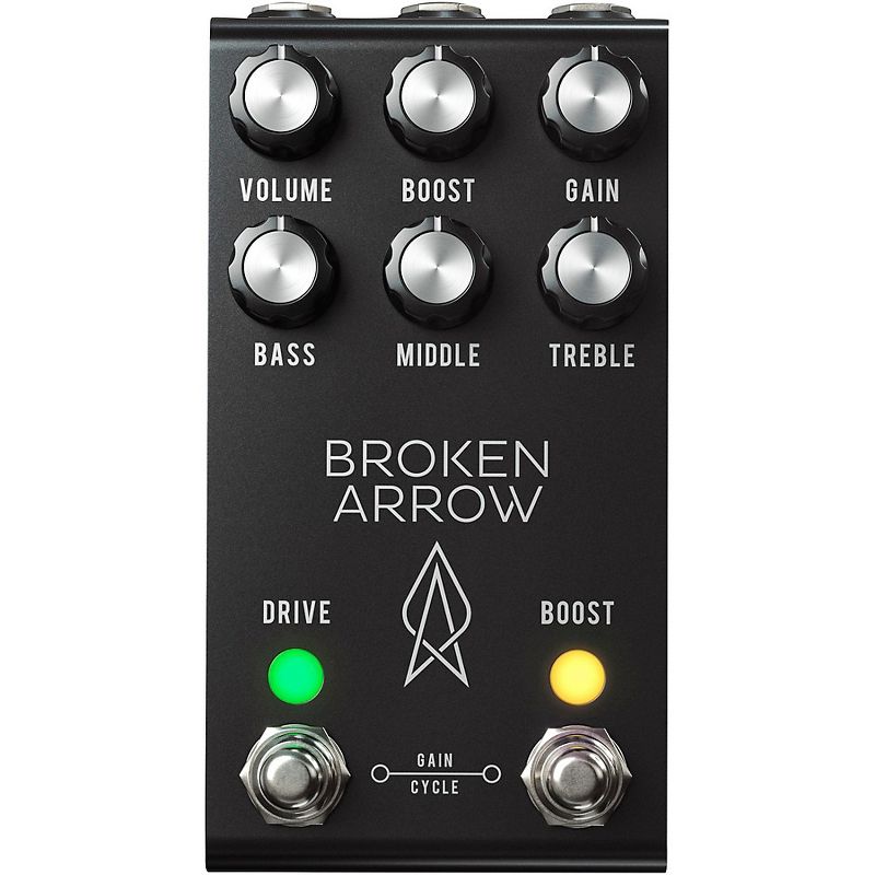 Jackson Audio Broken Arrow v2 Overdrive Effects Pedal - Black Black