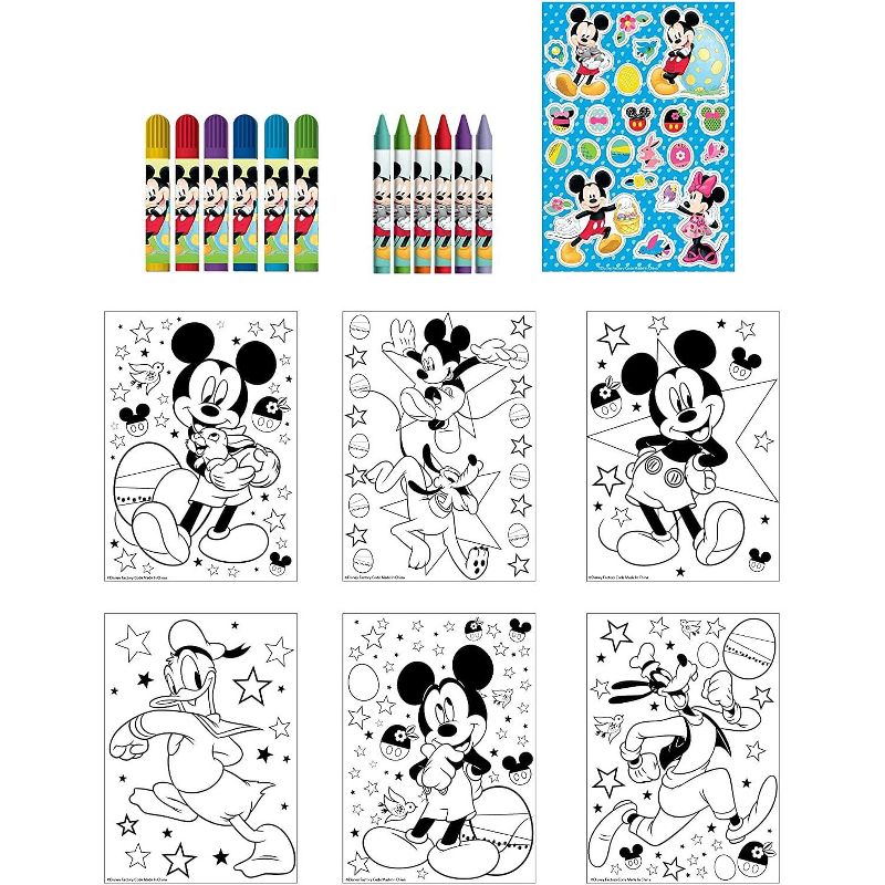 Innovative Designs Mickey Activity Egg Craft Kit | Coloring Pages | Stickers | Markers | Crayons