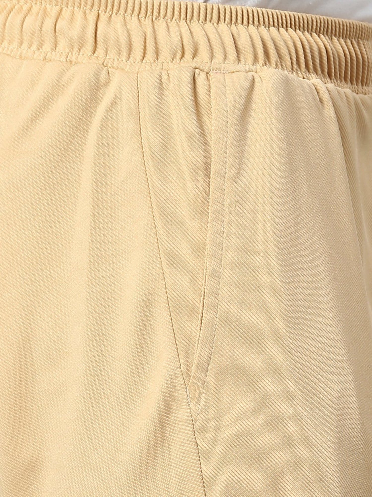 Fitz Beige Regular Fit Shorts