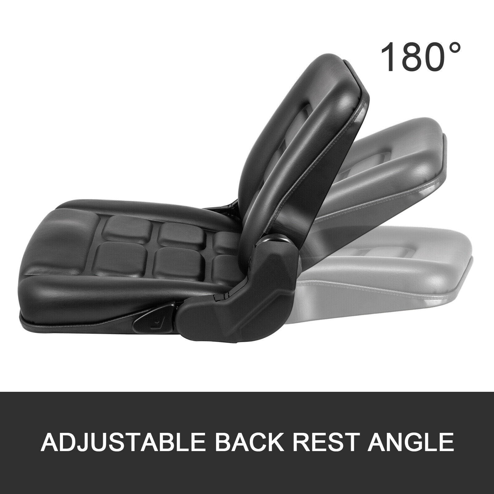 BLACK FOLD DOWN SEAT,Excavator,Forklift,Skid Loader,Backhoe,Dozer,Telehandler