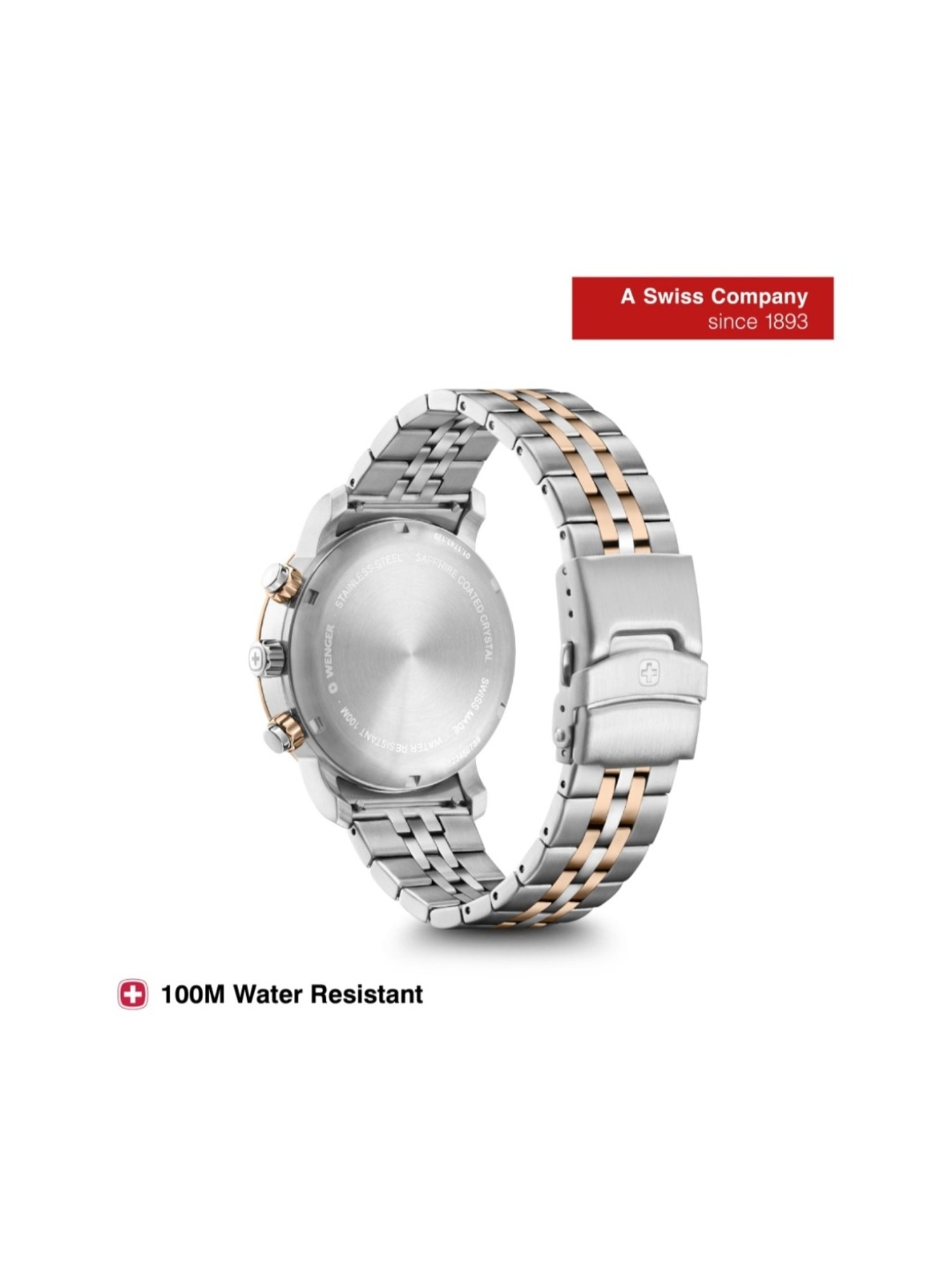 Wenger Swiss Made 01.1743.129 Urban Classic Chrono Analog Watch for Men