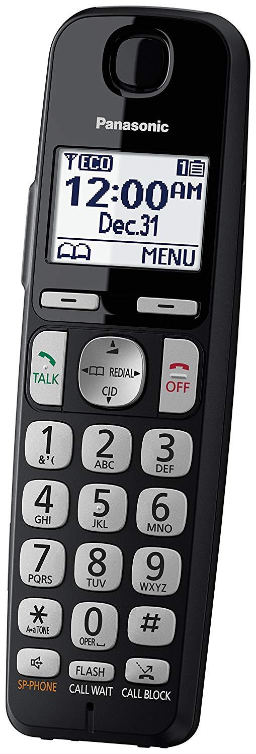 Panasonic Accessory Cordless Handset (KX-TGEA40B1) Panasonic KX-TGE433B/KX-TGE445B Telephone Models