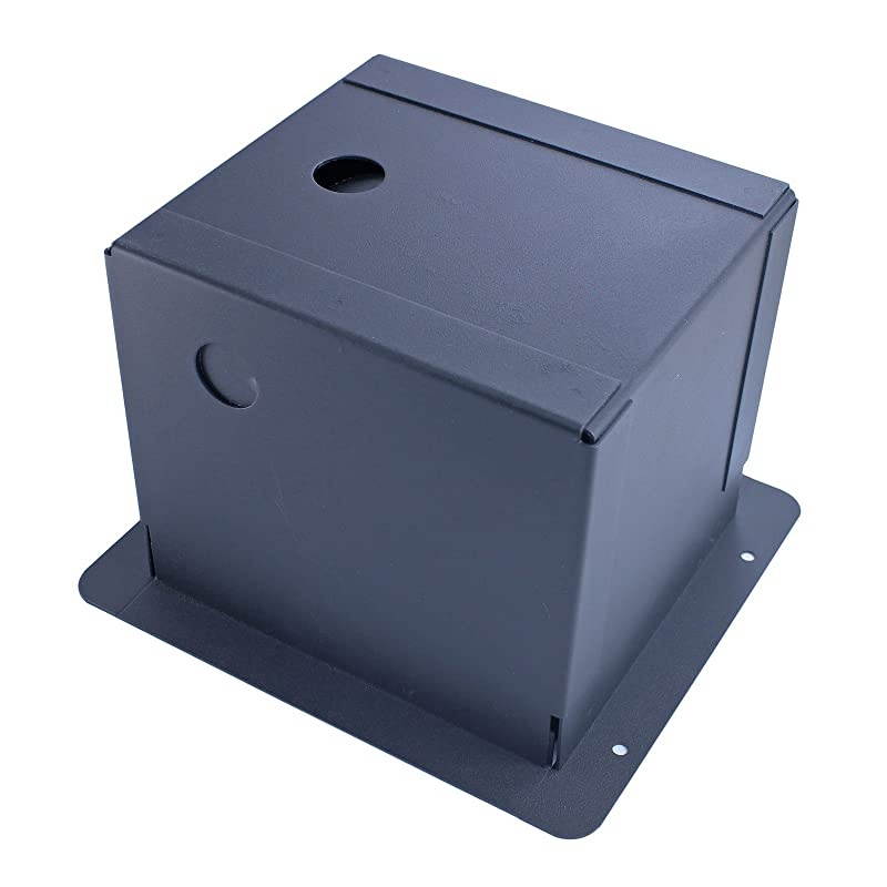 Pro Audio Recessed Stage in Floor Pocket Box Black