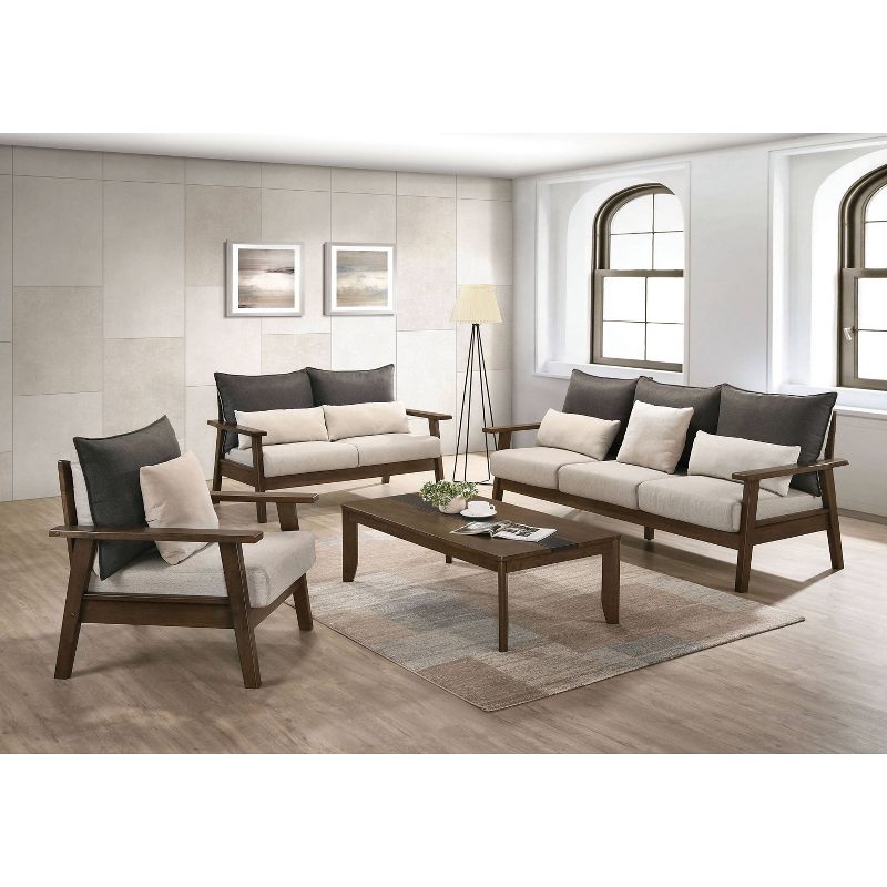 2pc Oaklee Sofa Set Beige - miBasics