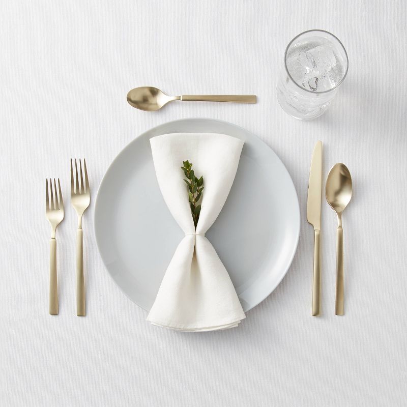 20pc Stainless Steel Silverware Set Champagne - Project 62™