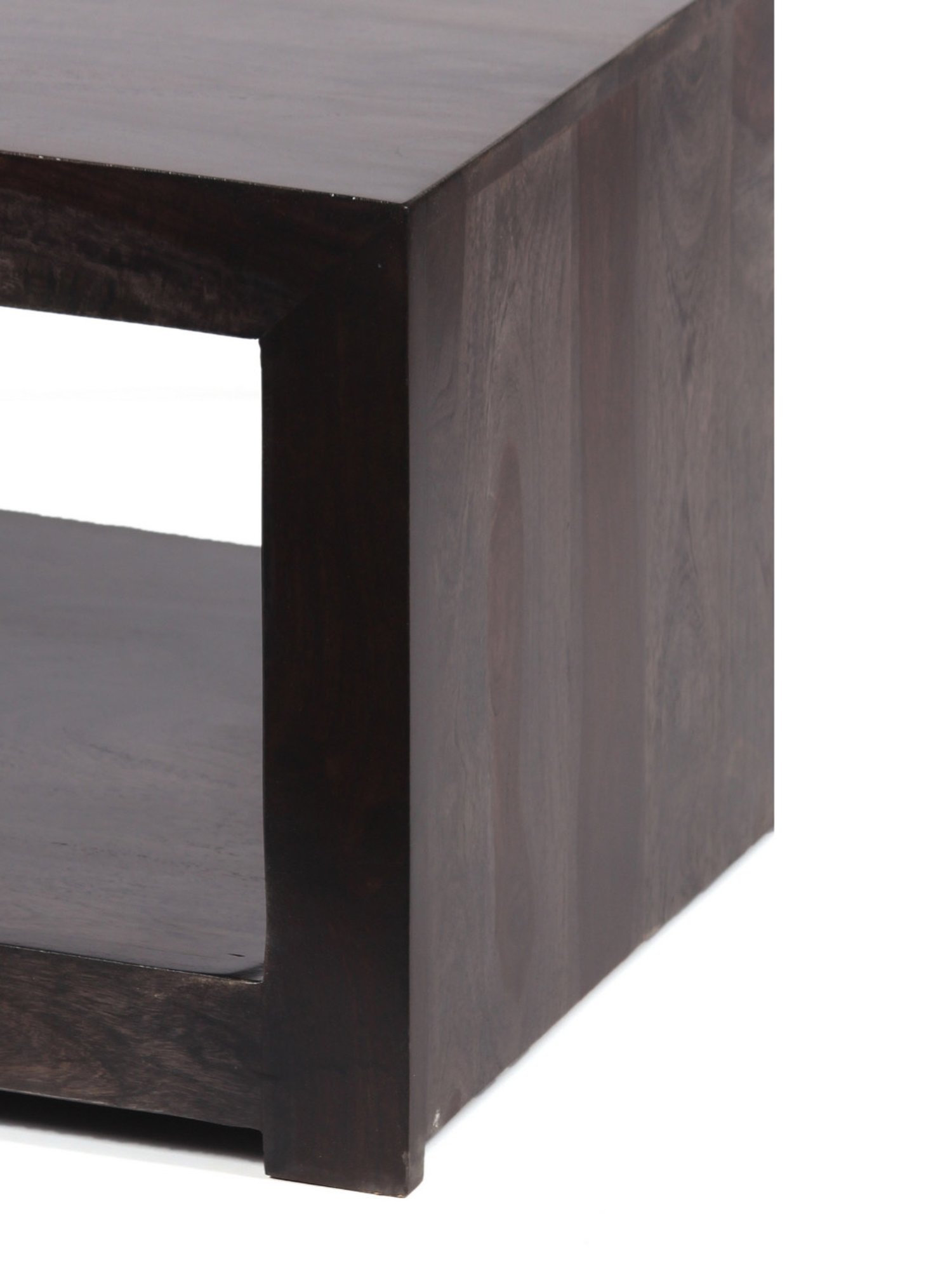 Ikiriya Kassel Dark Brown Wood Coffee Table for Living Room