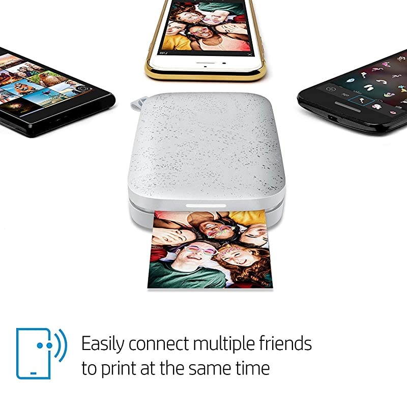 Sprocket Portable 2x3" Instant Photo Printer (Lilac) Print Pictures on Zink Sticky-Backed Paper from your iOS & Android Device.