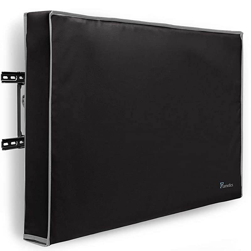 TV Cover 60-65 inch - Weatherproof Protector for Flat TVs with Bottom Seal, 600D Waterproof Material. Extend Your TV Life.