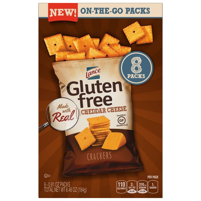 Lance Gluten Free Cheddar Cheese Crackers - 6.48oz