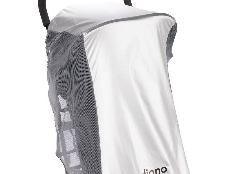 Diono Universal Stroller Sun Shade & Insect Net with Heatblock Sun Protection - Silver