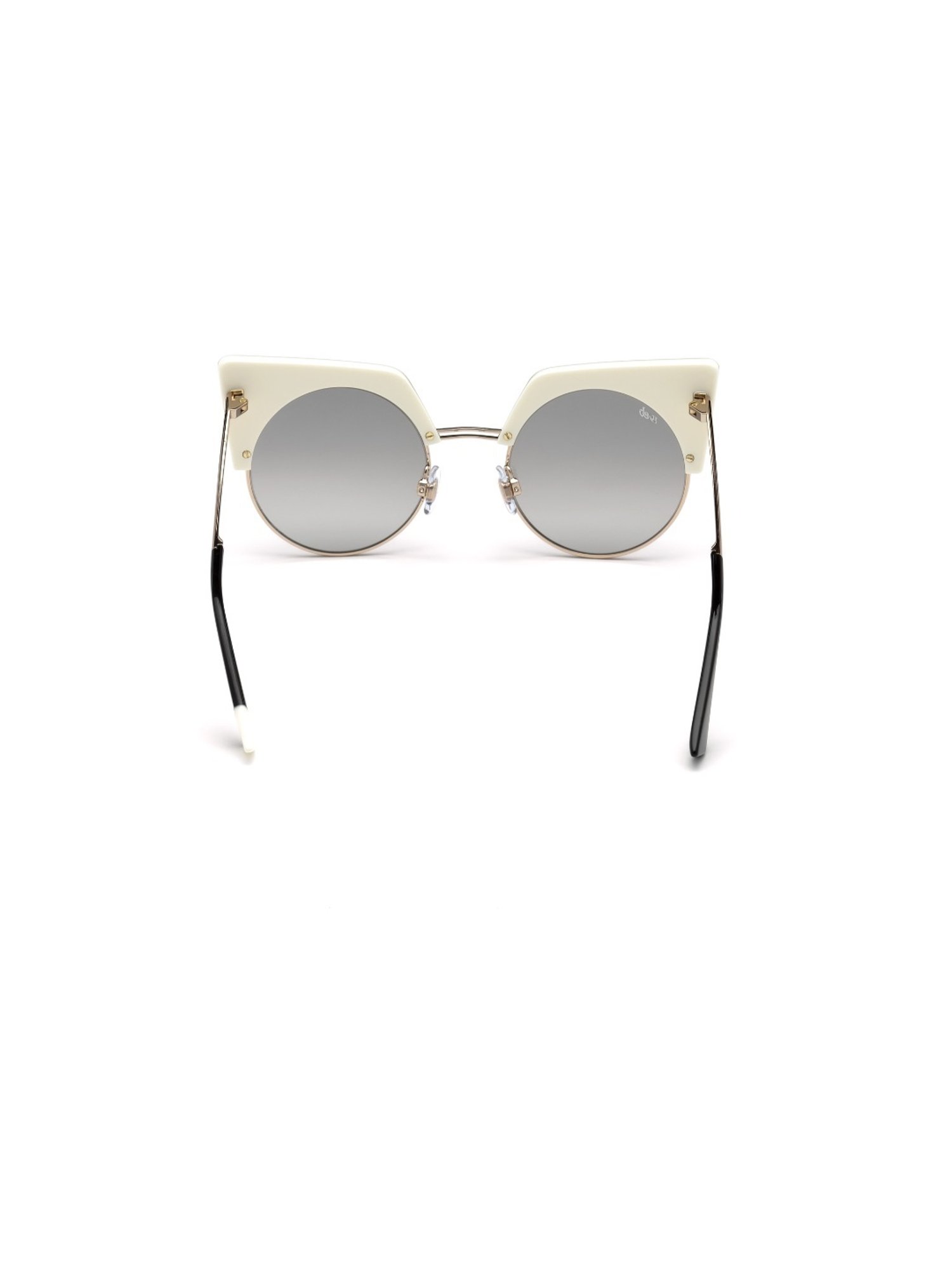 WEB EYEWEAR Grey Round Sunglasses for Women