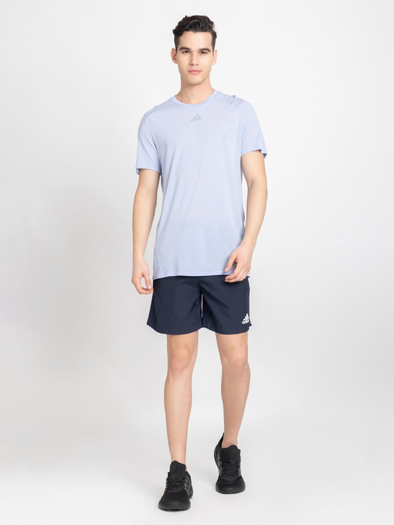 adidas X-City Confidence Sky Blue Regular Fit Sports T-Shirt