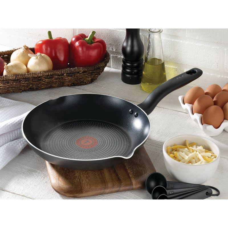 T-fal Simply Cook Nonstick Cookware, Stackable 10pc Set, Black