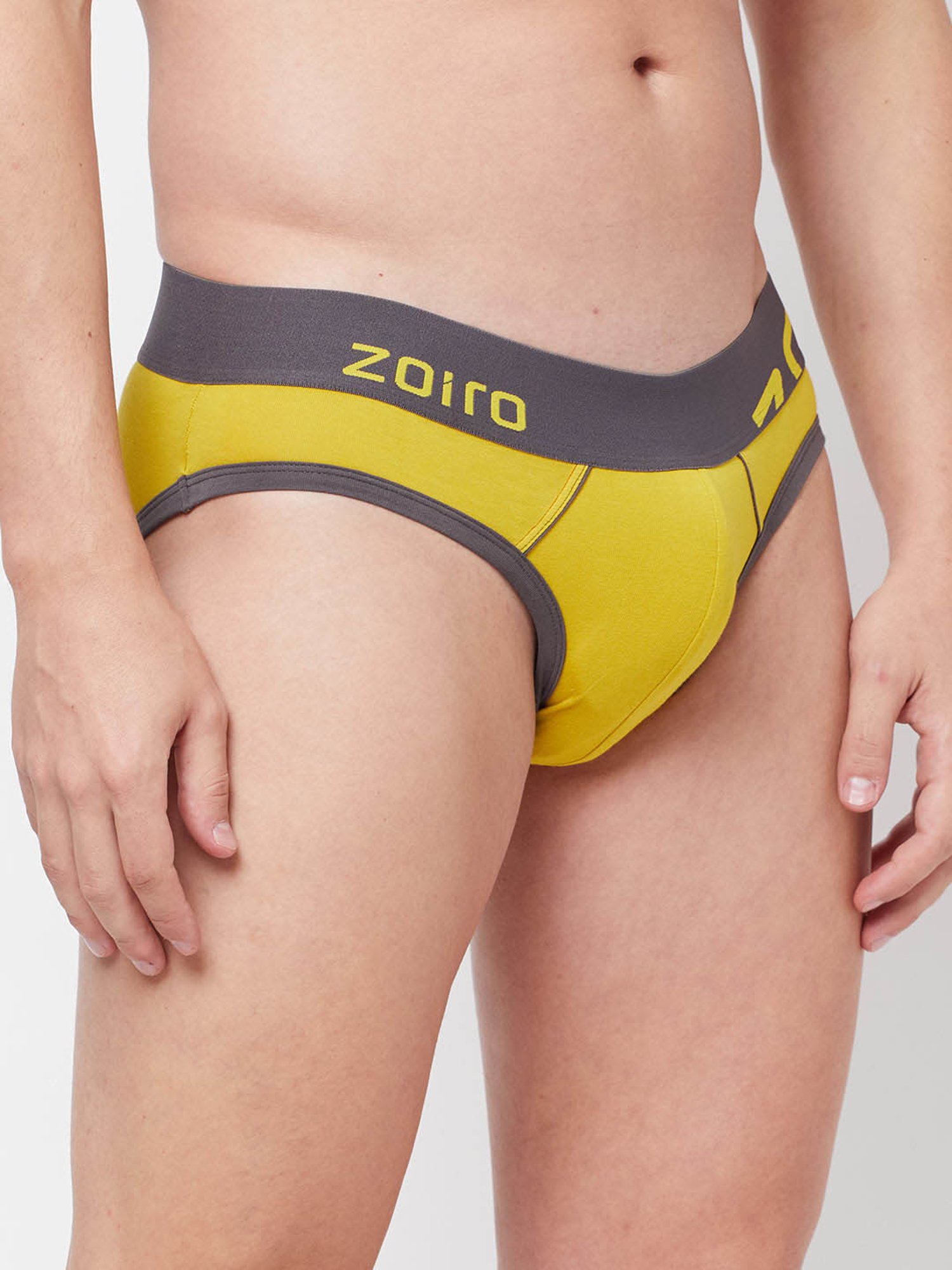 Zoiro Sulphur & Nine Iron Regular Fit Briefs - Pack Of 2