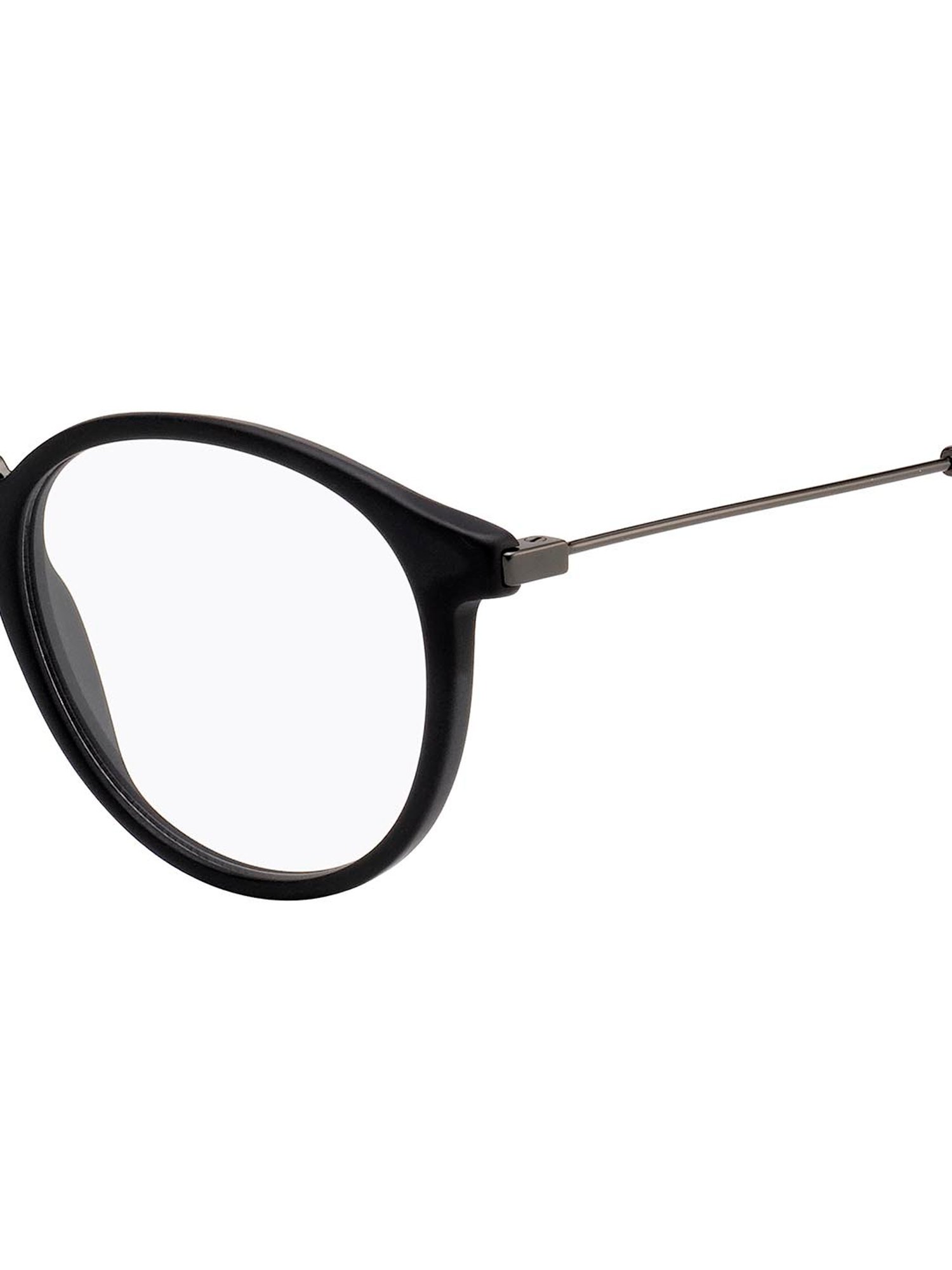 HUGO Black Oval Eye Frames for Men