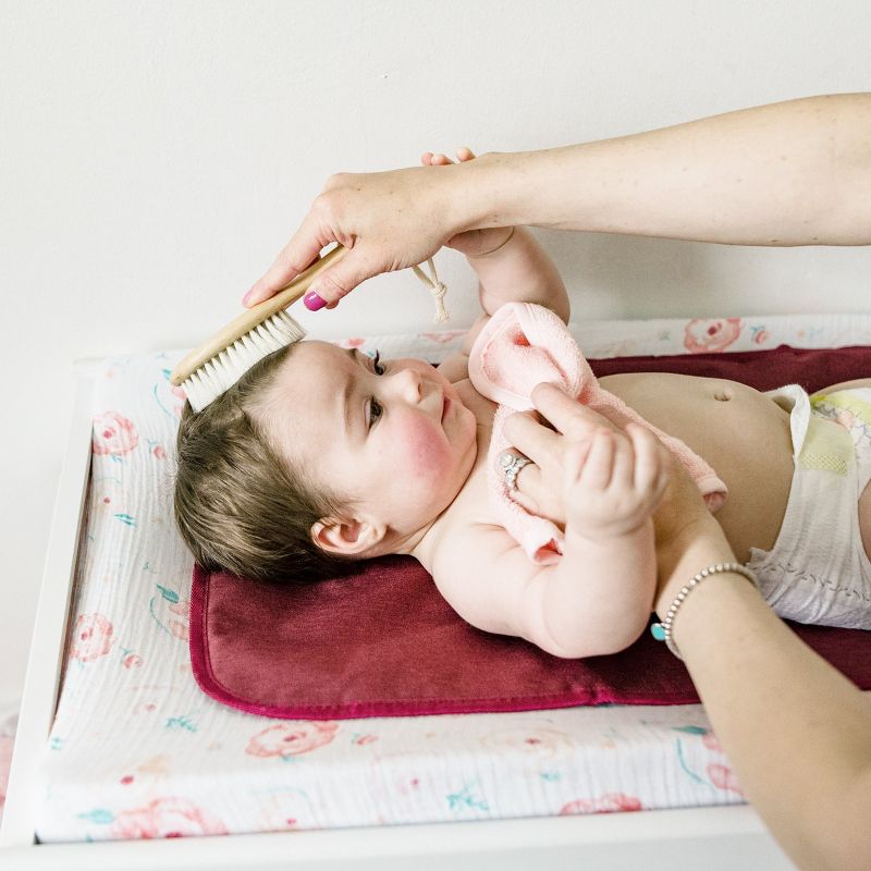 KeaBabies Baby Hair Brush for Newborn, Beige