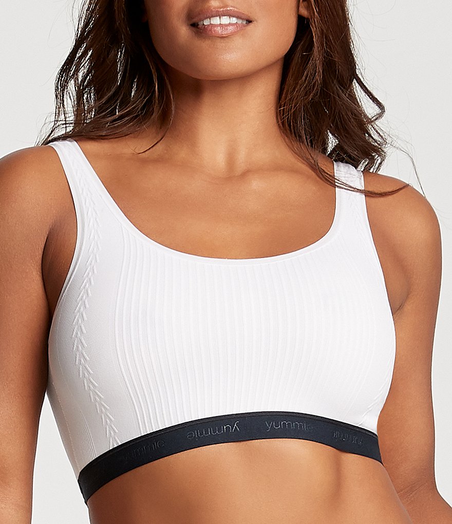 Yummie Farrah Ribbed Cropped Bralette