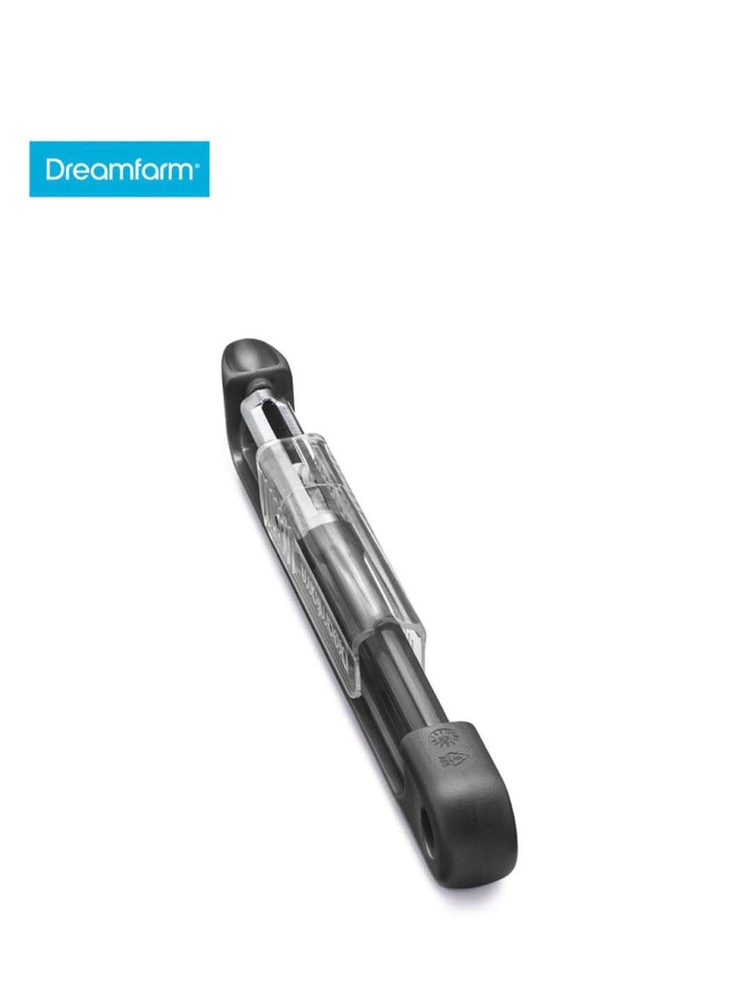Dreamfarm Black Medium Self Sharpening Vegetable Peeler