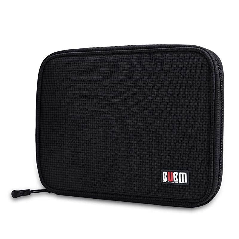 Travel Cable Organizer  Universal Electronics Bag for Cords USB Flash Drive Power Bank with Shape Maintaining Piping FrameSmall Black