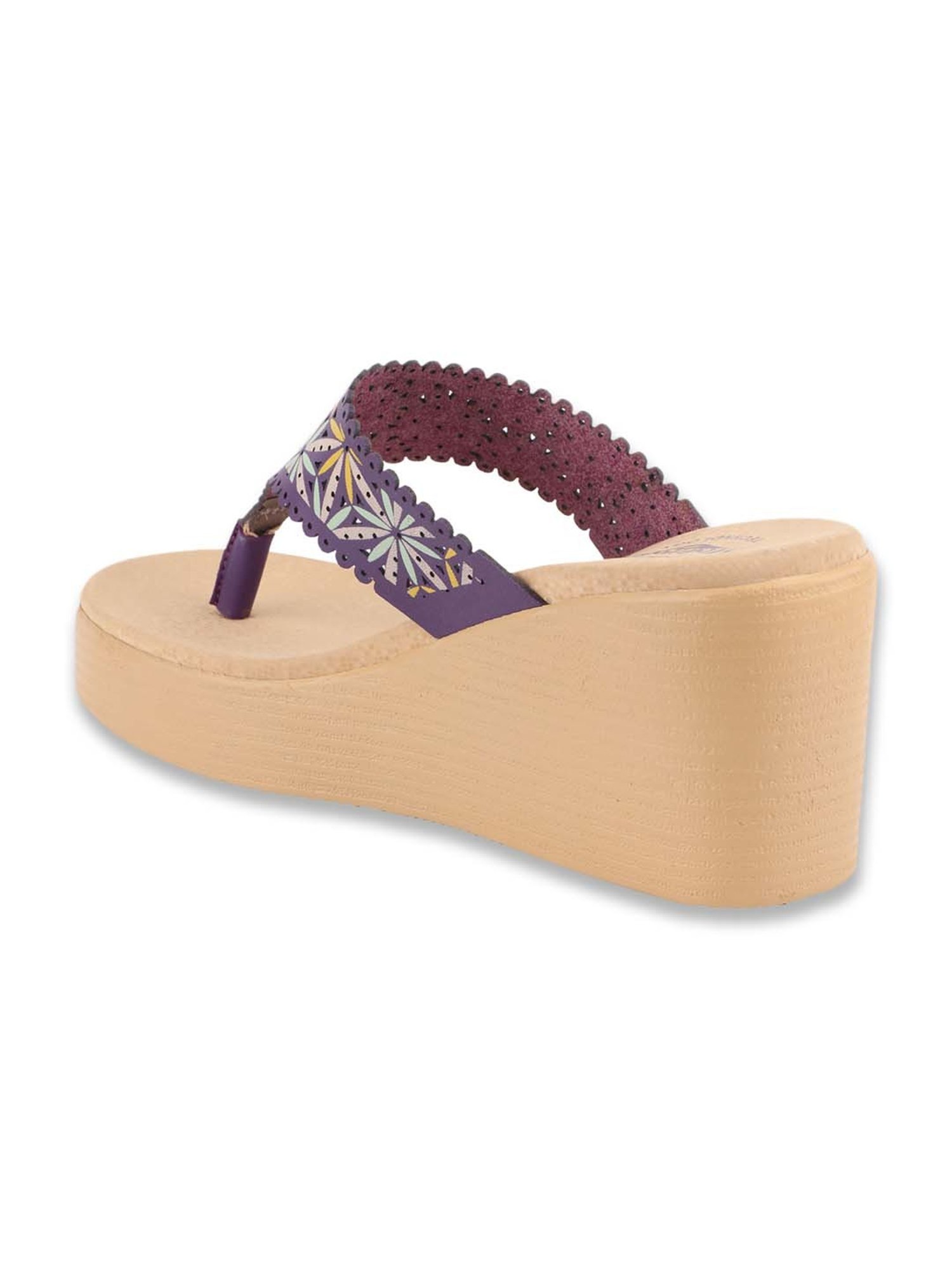MediFeet Women's Purple Thong Wedges