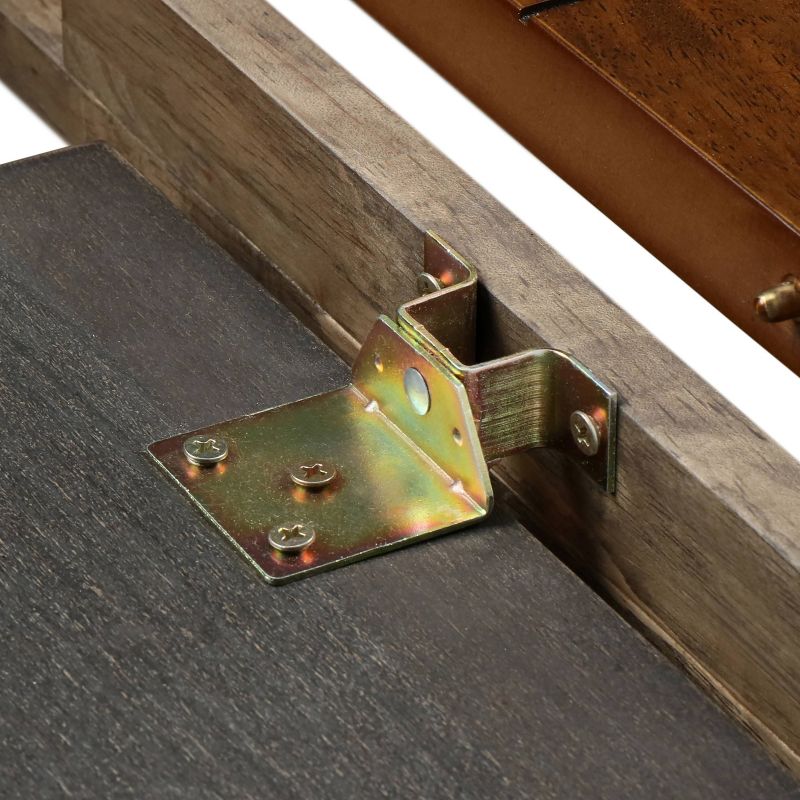 Wesley Extendable Dining Table Brown - ClickDecor