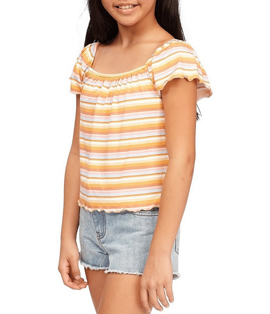 Billabong Little/Girls Girls 4-12 Short-Sleeve Its All Stripes Tee