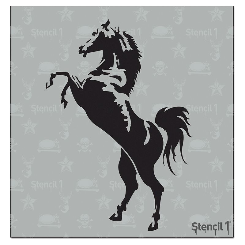 Stencil1 Stallion - Stencil 5.75" x 6"