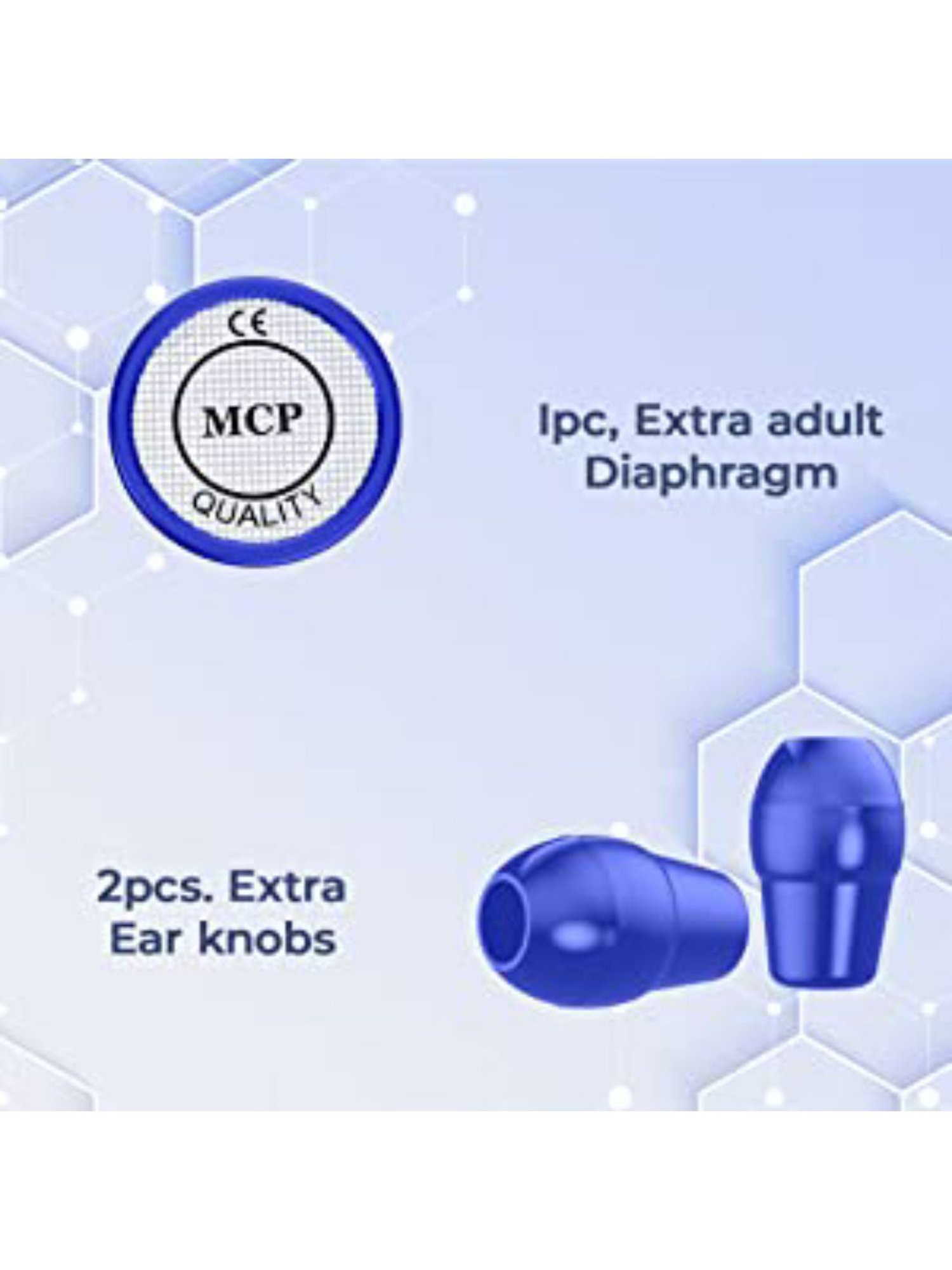 MCP Cardiology Stethoscope For Doctors, Medical Students and Nurses (Blue)