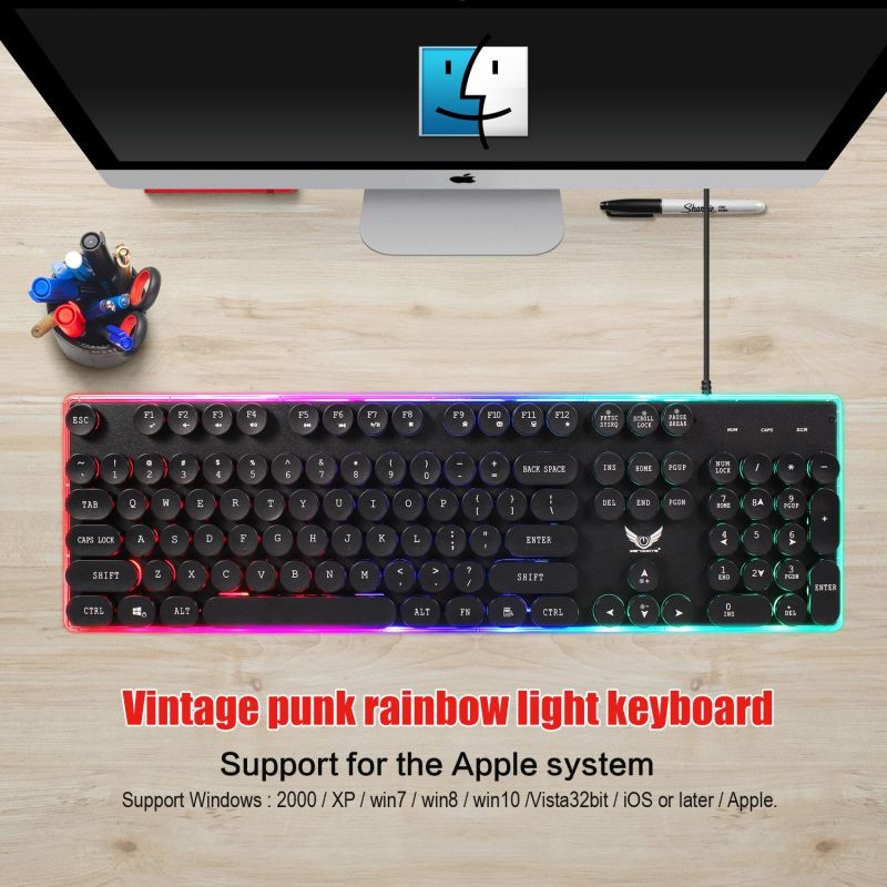 Logic Controls KB1700P-D-BK Prog. Kypad, Black, Ps2 I/F, Lgnd Sheet D (Positouch), RJ-PS2 CBL