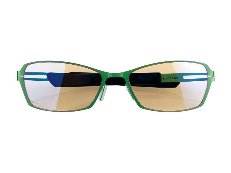 Arozzi Visione VX-500 Computer Gaming Glasses - Anti-glare, UV and Blue light Protection, Eye Strain Relief, Comfortable Gaming, Green