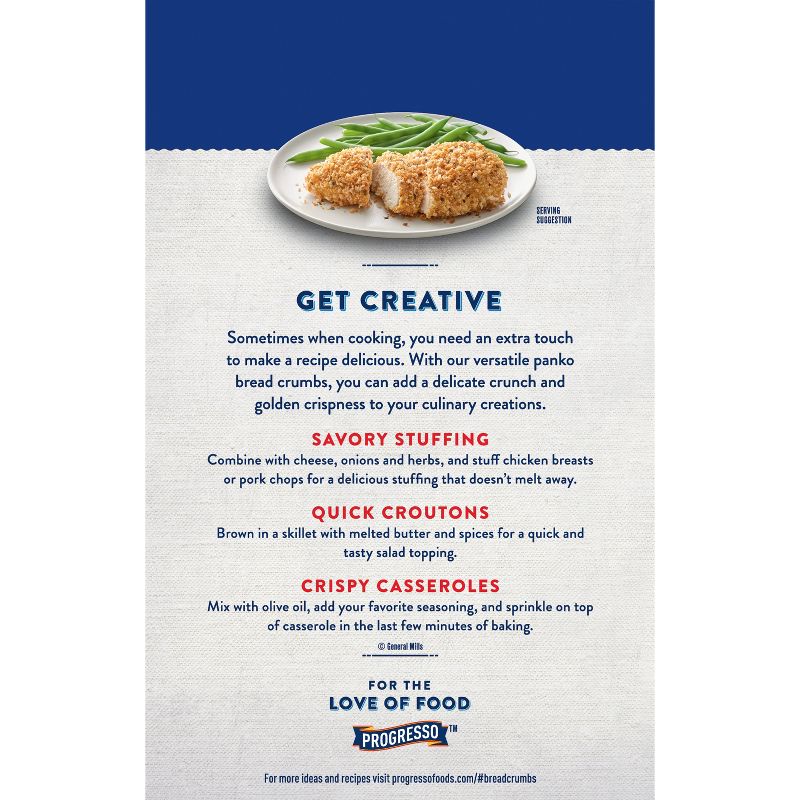 Progresso Panko Crispy Bread Crumbs Italian Style -8oz