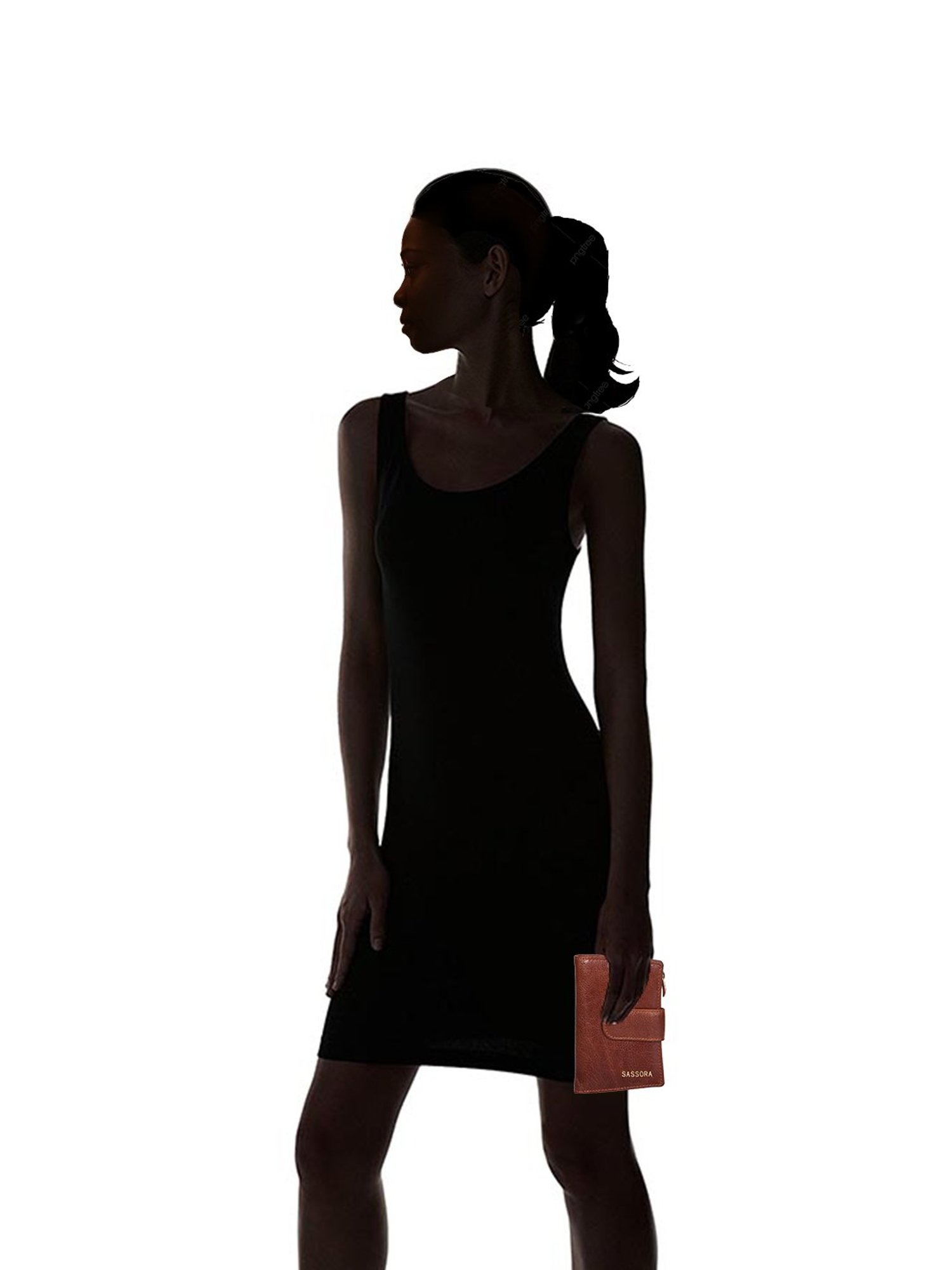 SASSORA Brown Solid Rfid Bi-Fold Wallet for Women