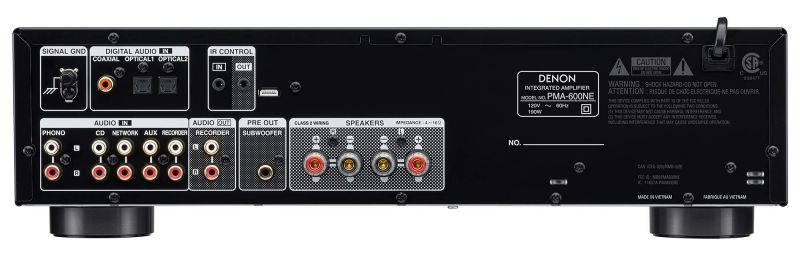 Denon PMA-600NE Integrated Amplifier with 70W Power per Channel and Bluetooth Support