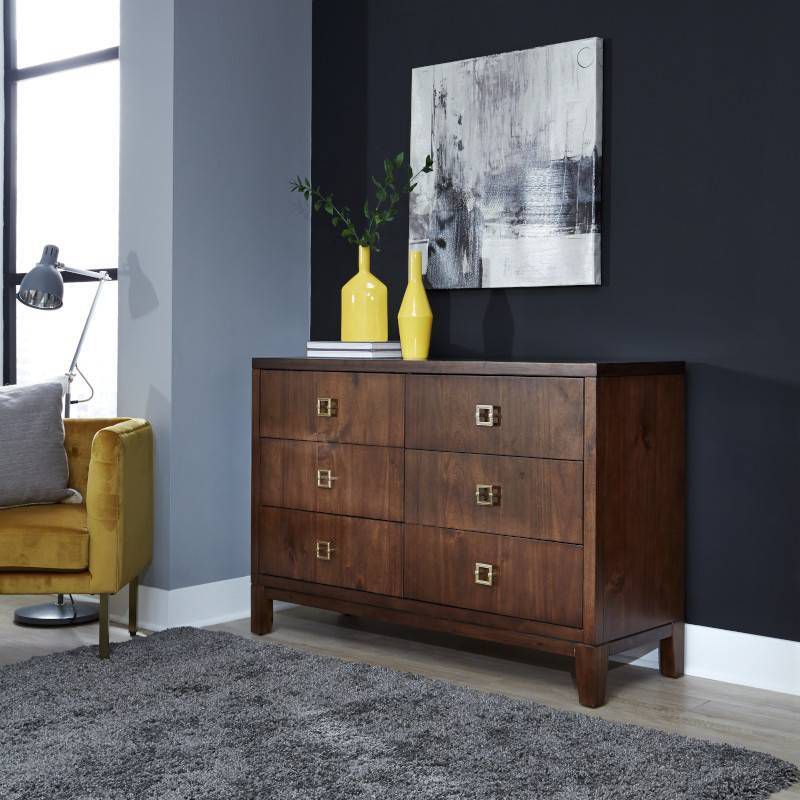 Bungalow Dresser Medium Brown - Home Styles