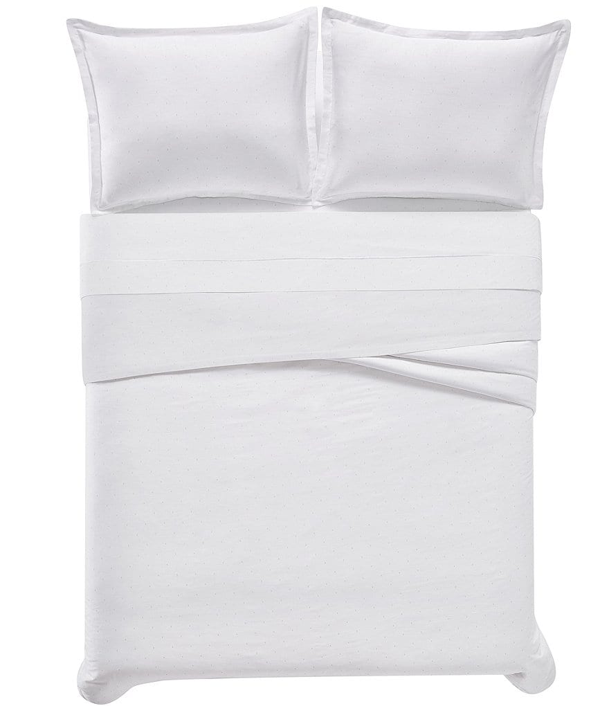 Charisma 310 Thread Count Cotton Classic Dot Duvet Cover Mini Set
