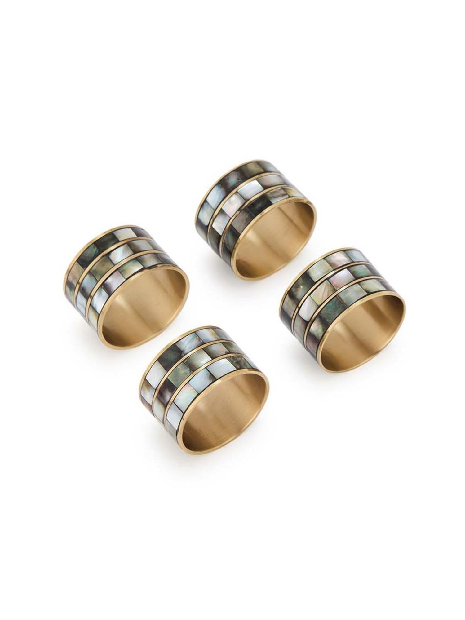 ExclusiveLane The Dancing Peacock Brown Sheesham Wood Napkin Holder - Set of 1