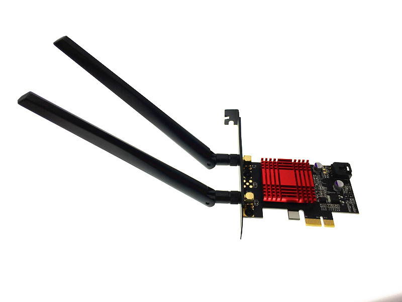Plugadget 9260AC PCIE Wireless Card, Dual Band 1730Mbps Wireless Adapter Wifi Bluetooth 5.0 with Heat Sink for Desktop Computer PC