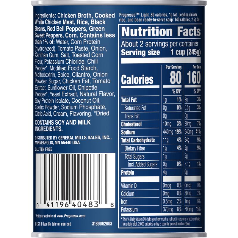 Progresso Light Zesty Santa Fe Style Chicken Soup 18.5oz