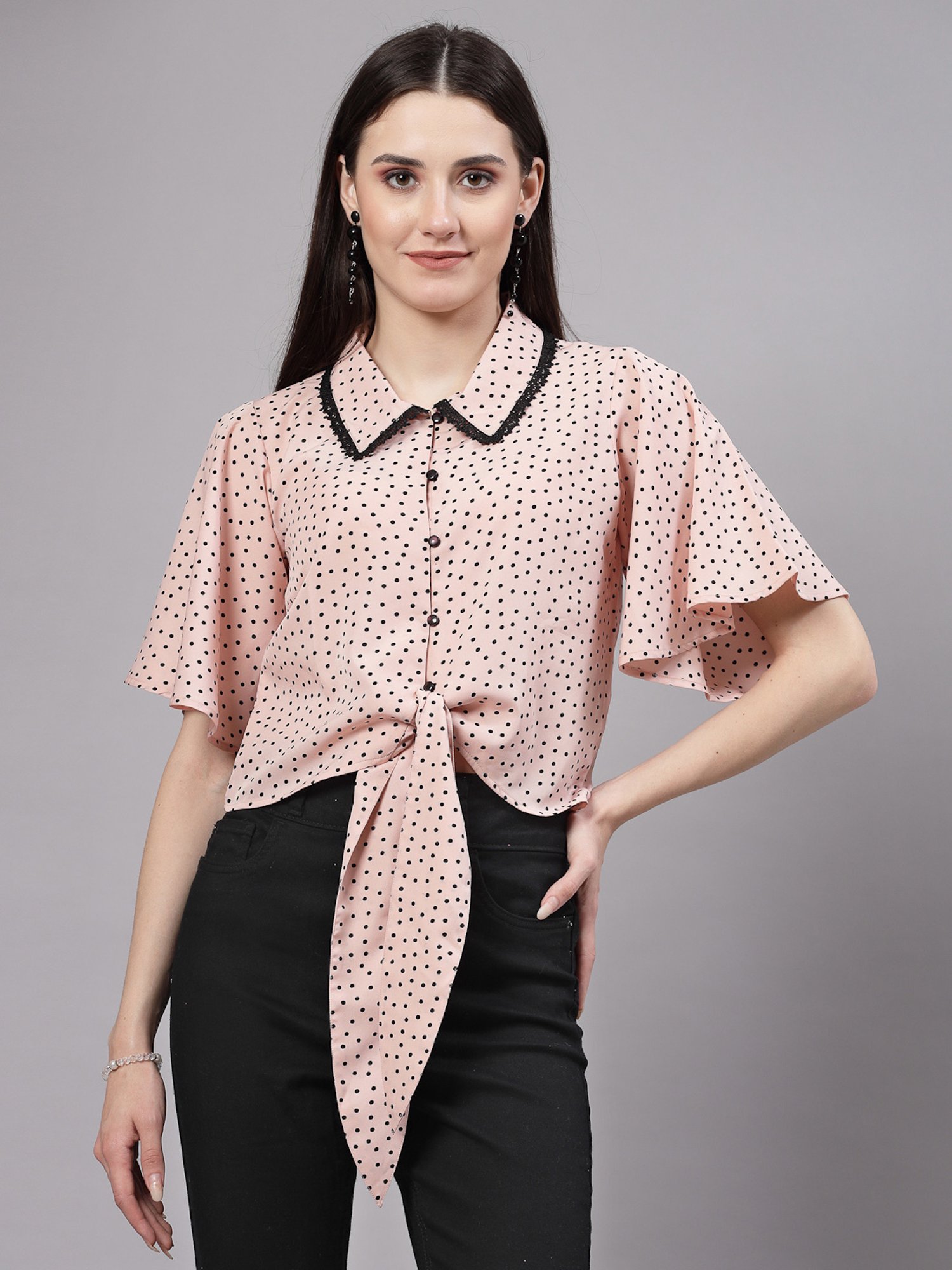 Style Quotient Beige Printed Top