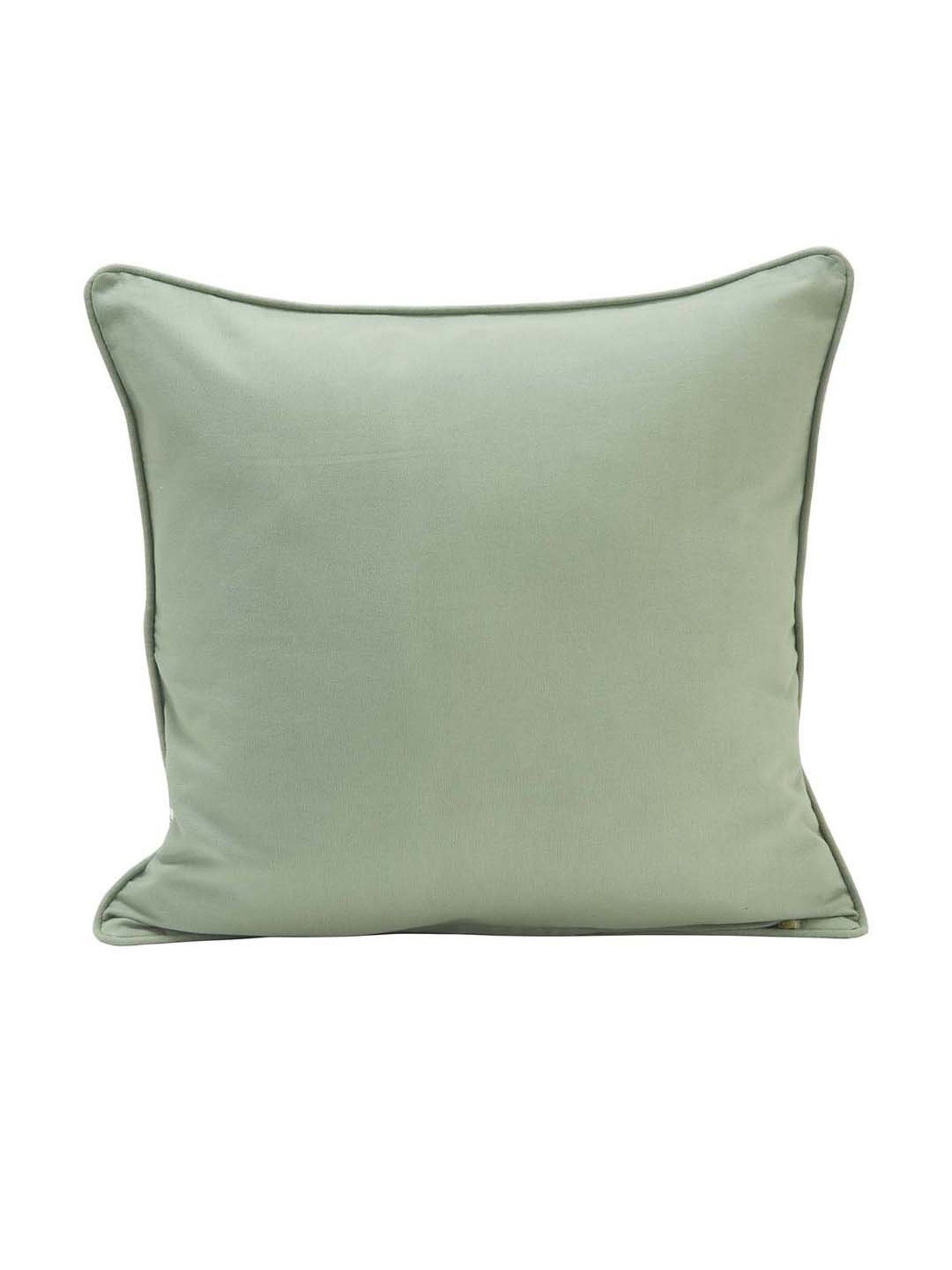 Maspar Patina Impression Green 100% Cotton Cushion Cover