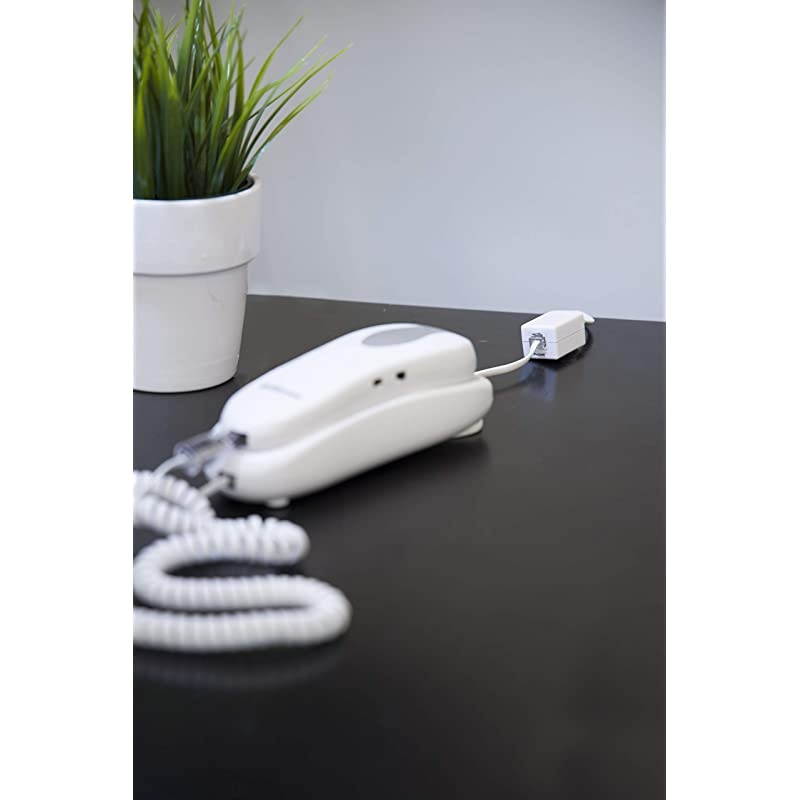 Phone Line Dsl Filter One Device Male to Female 1 Line Noise Filter for Answering Machines Telephones or Fax Machine White 76246